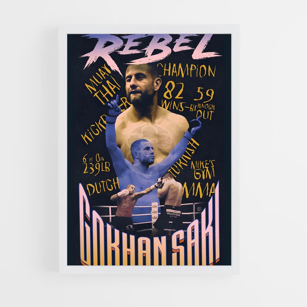 Poster Vainqueur Éternel – affiche Kick-boxing (vue 3)